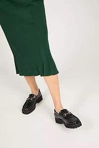 Intentionally Blank HK-2 Croc-Embossed Lug Loafer