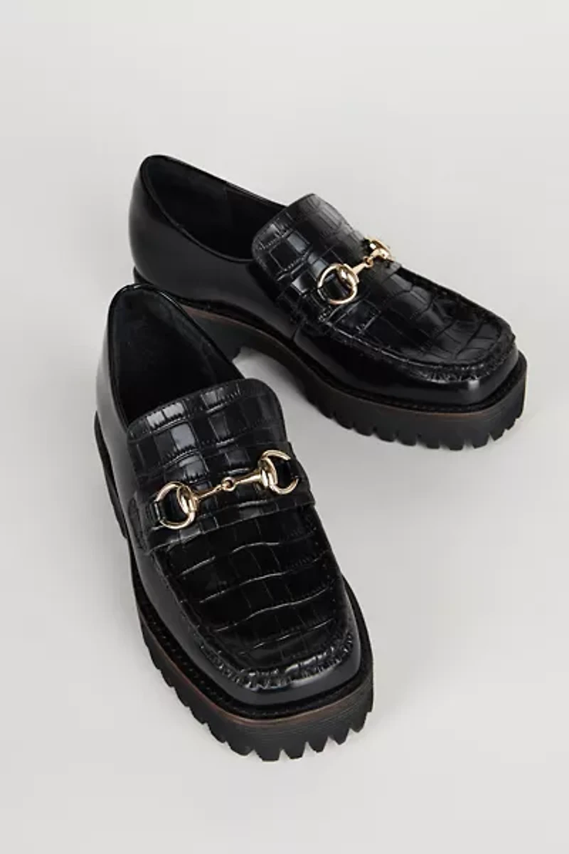 Intentionally Blank HK-2 Croc-Embossed Lug Loafer