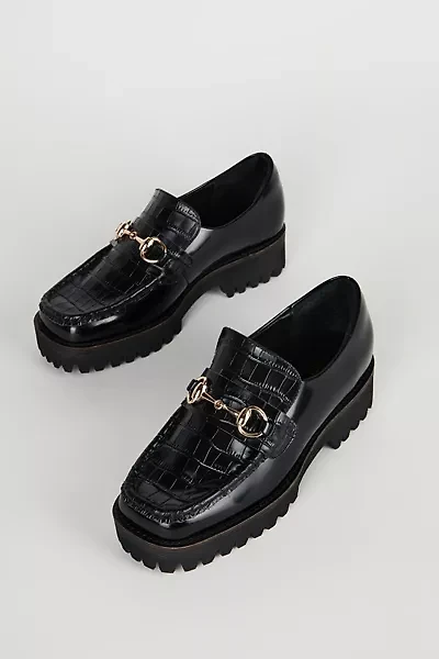 Intentionally Blank HK-2 Croc-Embossed Lug Loafer