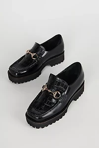 Intentionally Blank HK-2 Croc-Embossed Lug Loafer