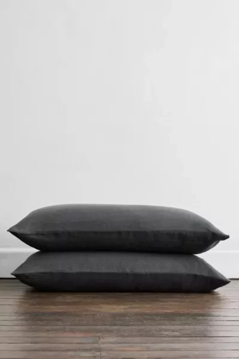 Bed Threads 2-Piece French Flax Linen Pillowcase Set