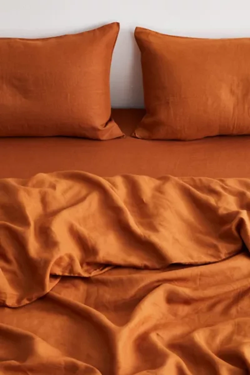 Bed Threads 2-Piece French Flax Linen Pillowcase Set