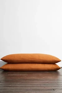 Bed Threads 2-Piece French Flax Linen Pillowcase Set