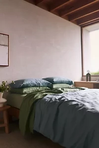 Bed Threads 2-Piece French Flax Linen Pillowcase Set