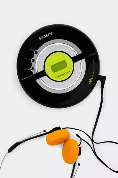 Sony Walkman D-EJ100 Black Portable CD Player Refurbished by Retrospekt