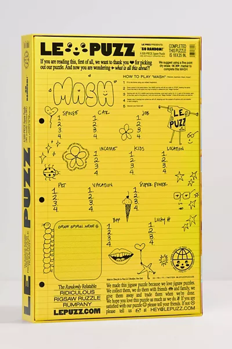 Le Puzz So Random Jigsaw Puzzle