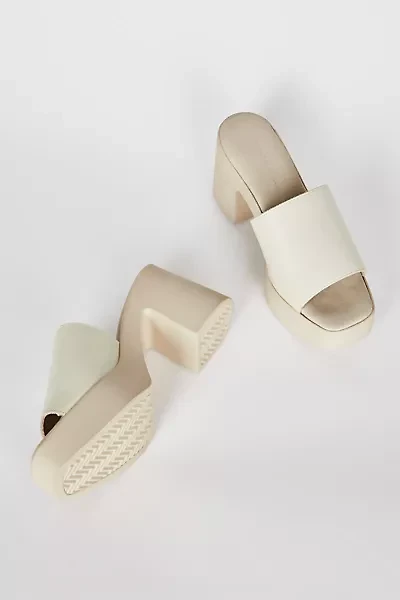 Intentionally Blank Mary Leather Mule Heel