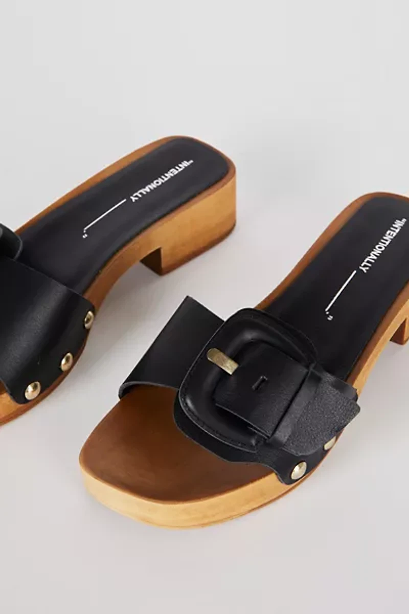 Intentionally Blank Mar Clog Sandal