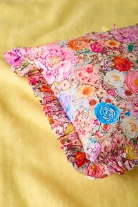 Harper Patterned Ruffle Throw Pillow