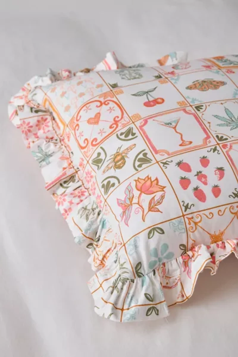 Harper Ruffle Throw Pillow