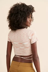 Nia Wrap Knit Top