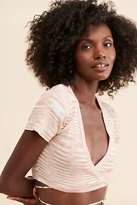 Nia Wrap Knit Top