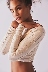 Silence + Noise Ezra Cropped Pullover Sweater