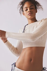 Silence + Noise Ezra Cropped Pullover Sweater