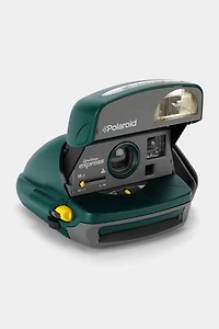 Polaroid Green Autofocus Express Vintage 600 Instant Camera Refurbished by Retrospekt