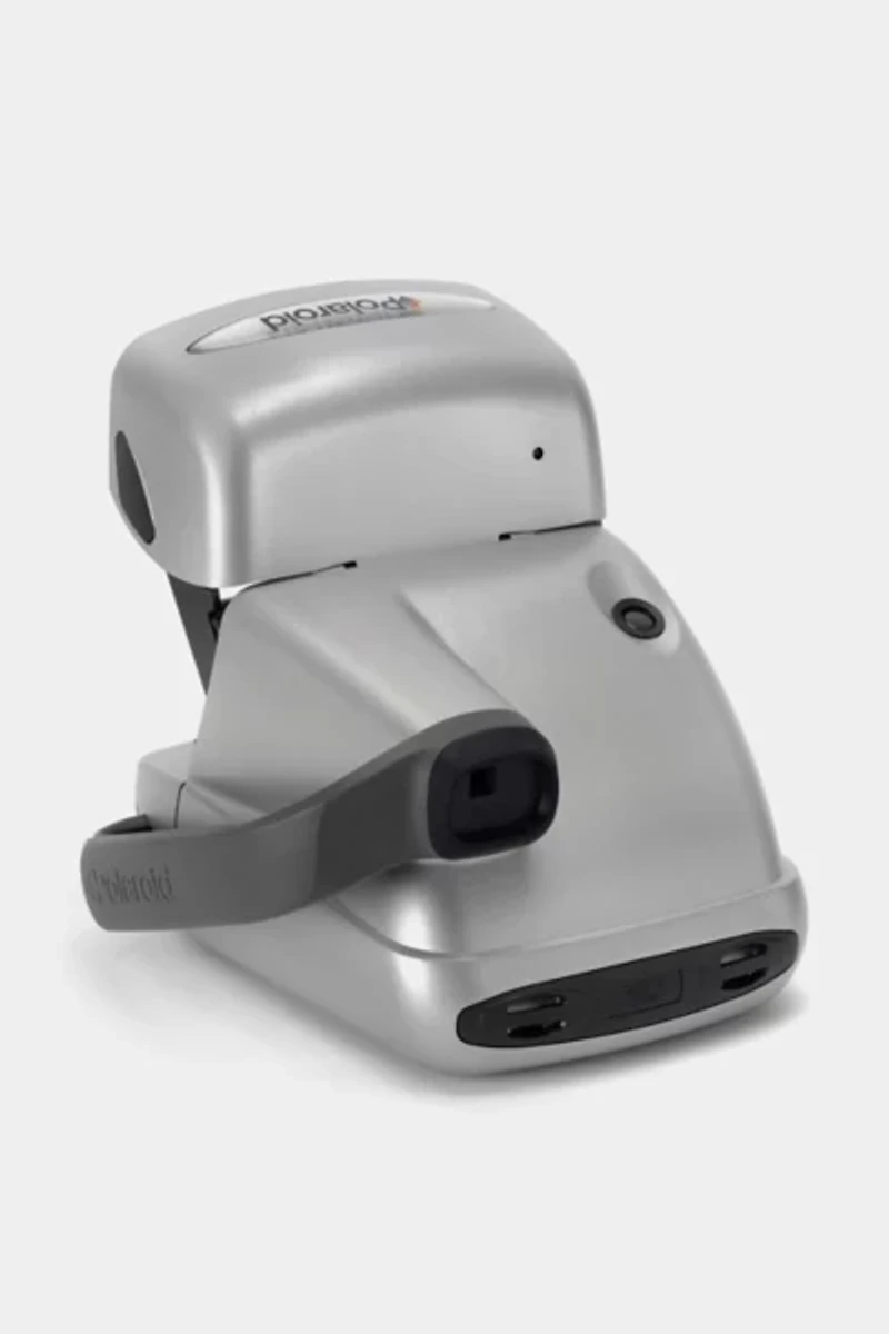 Vintage Polaroid Silver and Black Express Vintage 600 Instant Camera Refurbished by Retrospekt