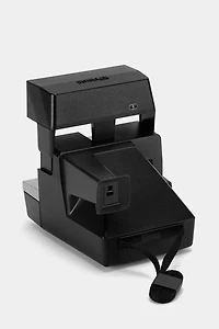 Polaroid Silver LMS Blue SE Vintage 600 Instant Camera Refurbished by Retrospekt