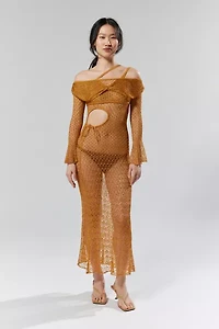 House Of Sunny The Solar Sheer Knit Shrug Sweater