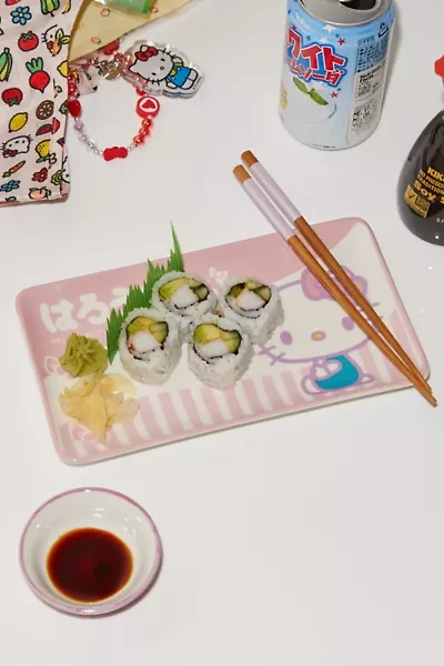 Sanrio Hello Kitty 3-Piece Ceramic Sushi Set