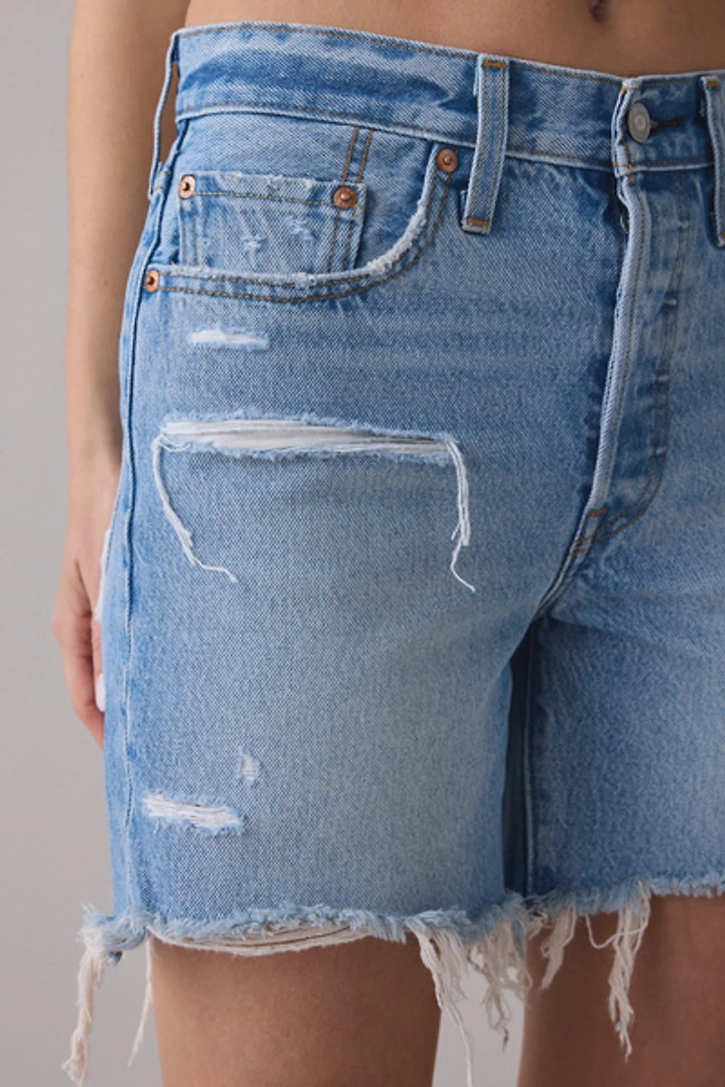 Levi's® 501 Mid-Thigh Cutoff Denim Shorts