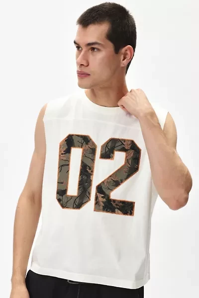 BDG Game Day Collegiate Graphic Cutoff Sleeveless Tee