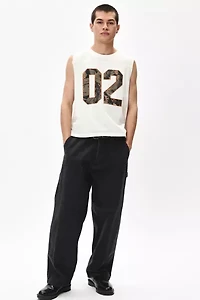 BDG Game Day Collegiate Graphic Cutoff Sleeveless Tee