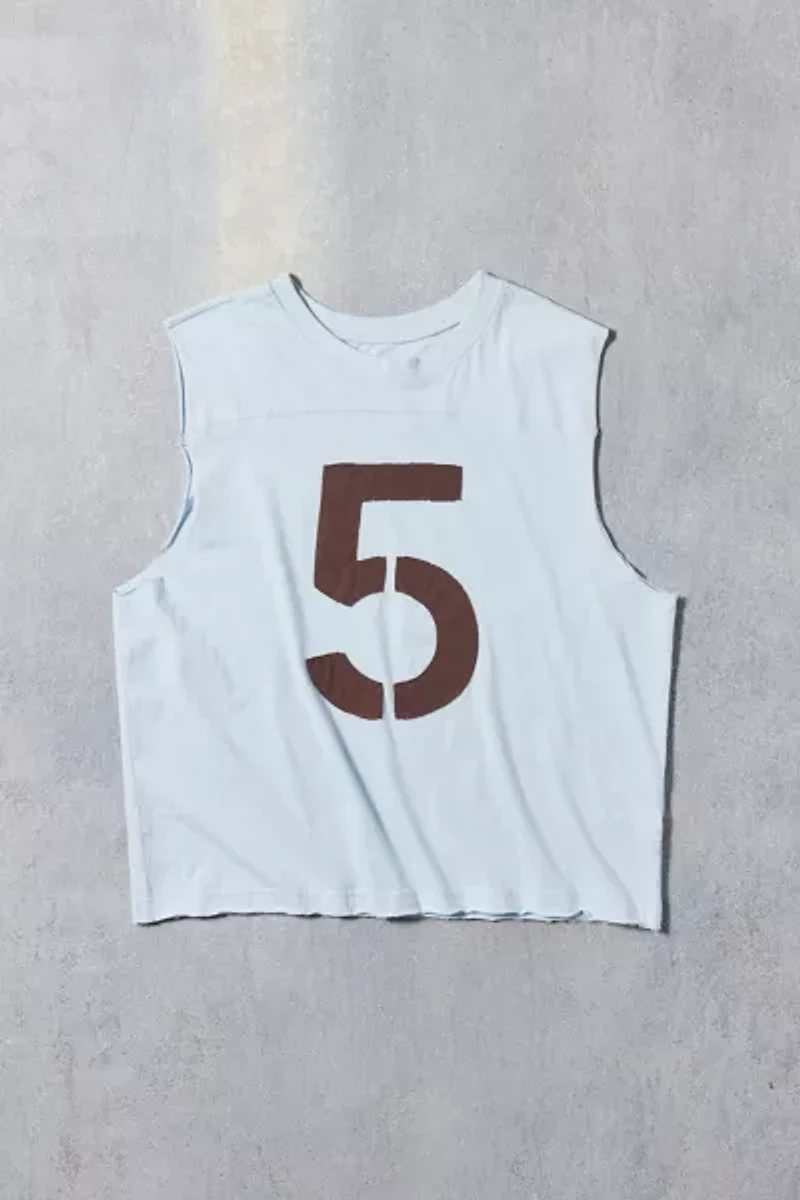 BDG Game Day Collegiate Graphic Cutoff Sleeveless Tee