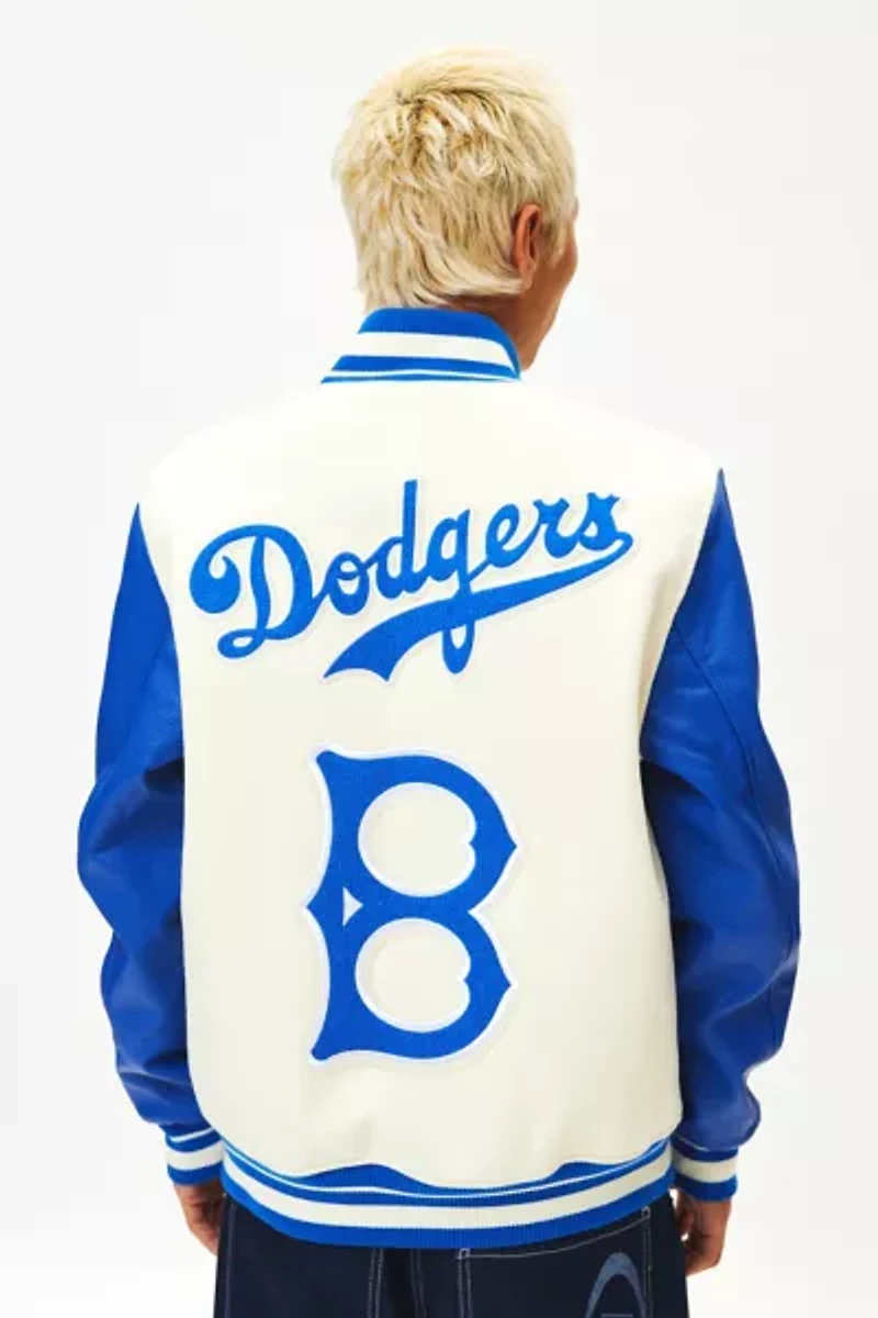 Pro Standard Brooklyn Dodgers Satin Varsity Jacket