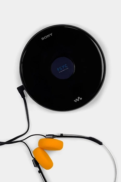 Vintage Sony Psych D-EJ010 Black Portable CD Player Refurbished by Retrospekt