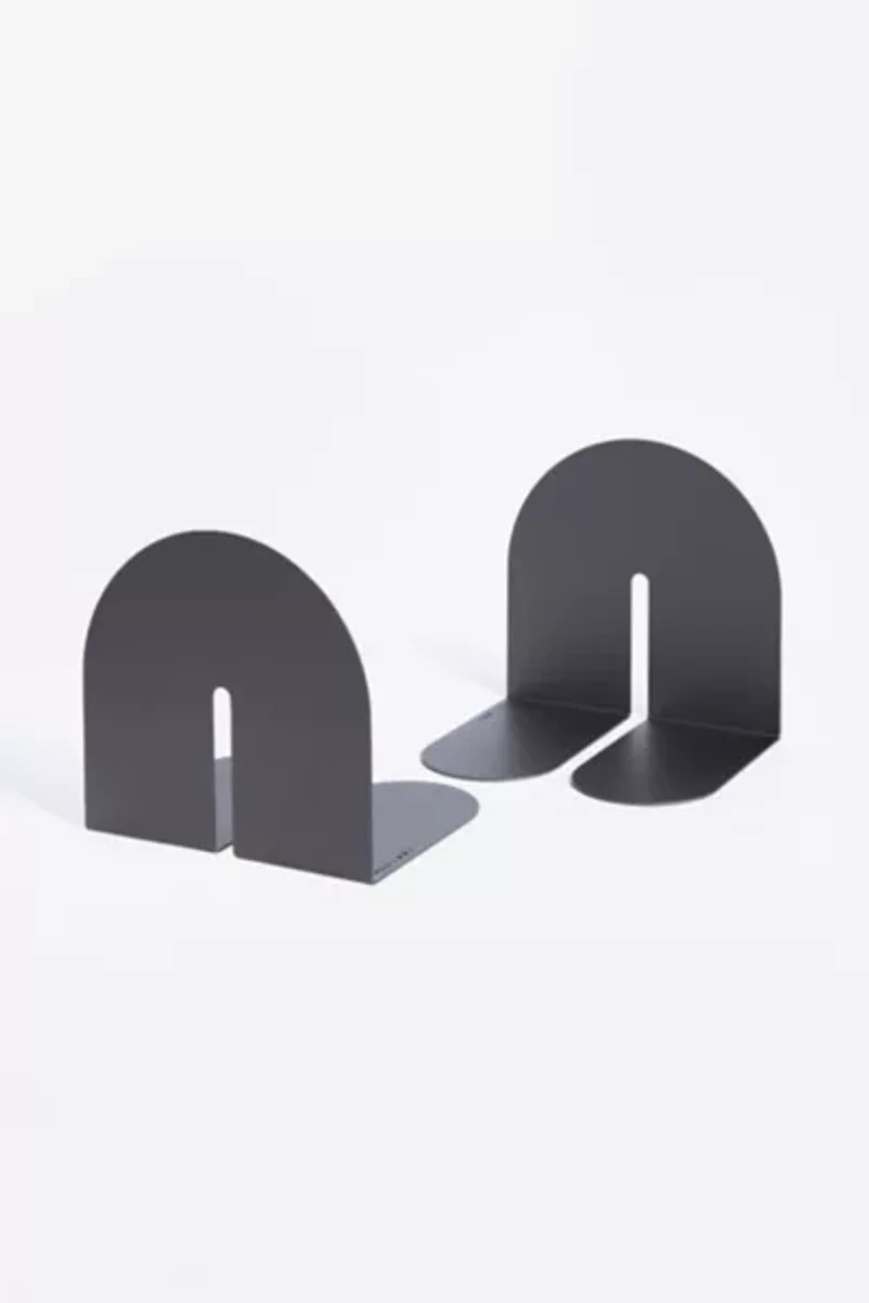 Tortuga Forma Dumbo Metallic Arc Bookend Set