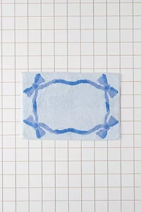 Lacey Bows Tufted Bath Mat