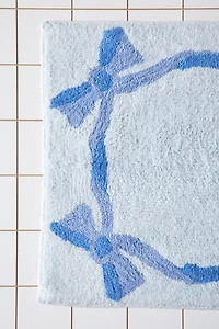 Lacey Bows Tufted Bath Mat
