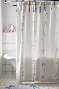 Lacey Bows Shower Curtain