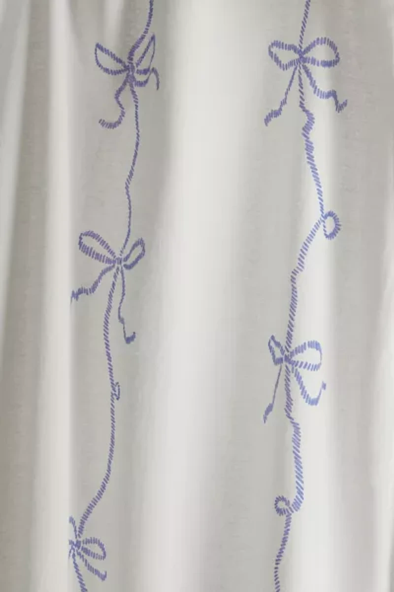 Lacey Bows Shower Curtain