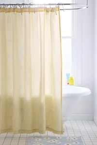 Lacey Bows Cotton Shower Curtain