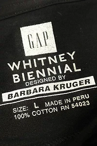 Vintage 2000’s Deadstock Barbara Kruger X Gap Whitney Biennial T-Shirt