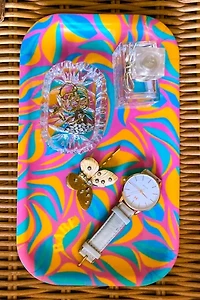 Burner Babe Flamingo Catch-all Tray