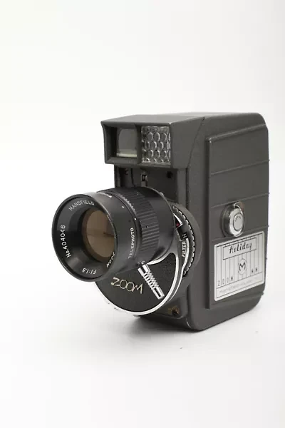 Acme Camera Co. Vintage Mansfield Holiday Zoom 8mm Movie Camera