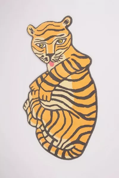 Olivia Wendel Tufted Tiger Rug