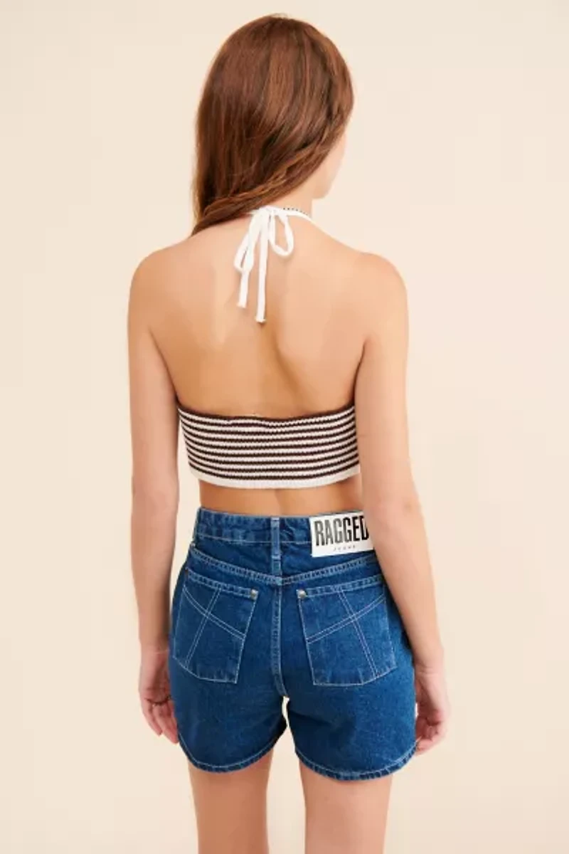 The Ragged Priest Yin-Yang Denim Shorts