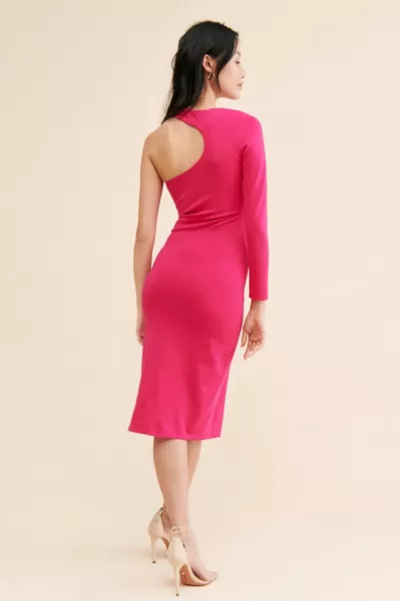 4SI3NNA Brianne One-Shoulder Dress