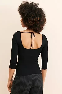 Fashion Union Dizzy Twist-Front Top