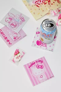 Sanrio Hello Kitty Strawberry Milk Glass Coaster Set