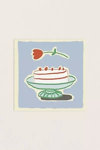 hiabbyhi Birthday Cake Art Print
