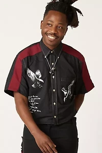 UO Summer Class ’22 X ReMADE By Exclusive North Carolina Central University Camp Shirt