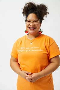 Chef Paola Velez UO Exclusive Corazon Embroidered Tee