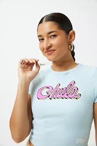 Peralta Project UO Exclusive Chula Ribbed Baby Tee