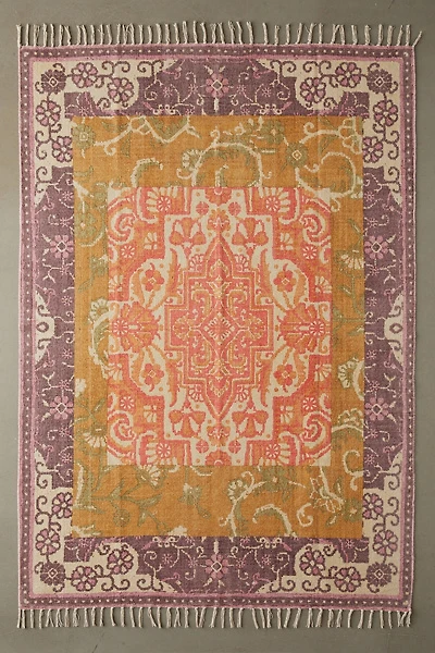 Delphine Medallion Brushed Rug