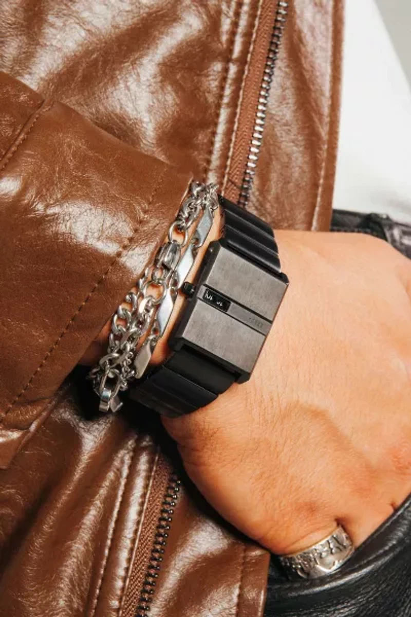 BREDA Pulse Stainless Steel Metal Bracelet Quartz Watch