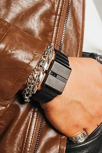 BREDA Pulse Stainless Steel Metal Bracelet Quartz Watch